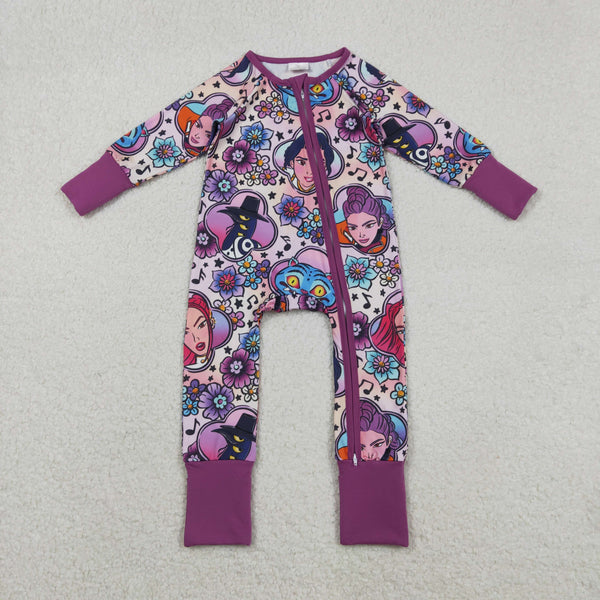 LR2732 baby girl  clothes kpop girl winter romper zip romper
