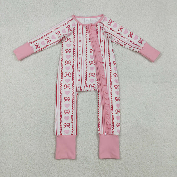 RTS kids matching clothing heart love print clothing girl Valentine clothing-2025.12.10