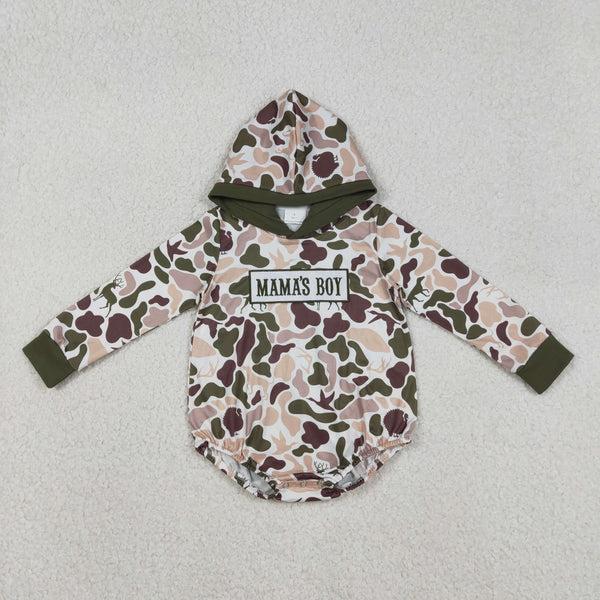 LR2797 RTS baby  boy clothes mama’s boy print boy winter embroidery bubble