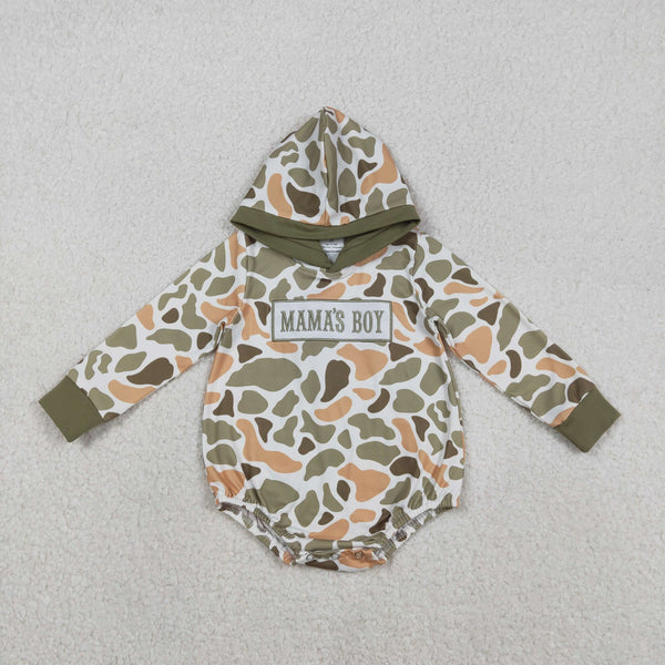 LR2798 RTS baby  boy clothes mama’s boy print boy winter embroidery bubble