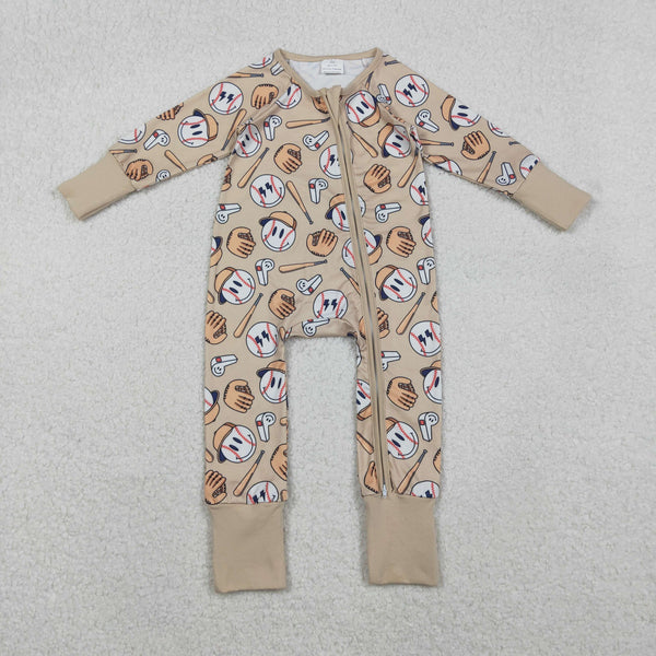 LR2816 RTS baby boy  clothes baseball boy  winter romper