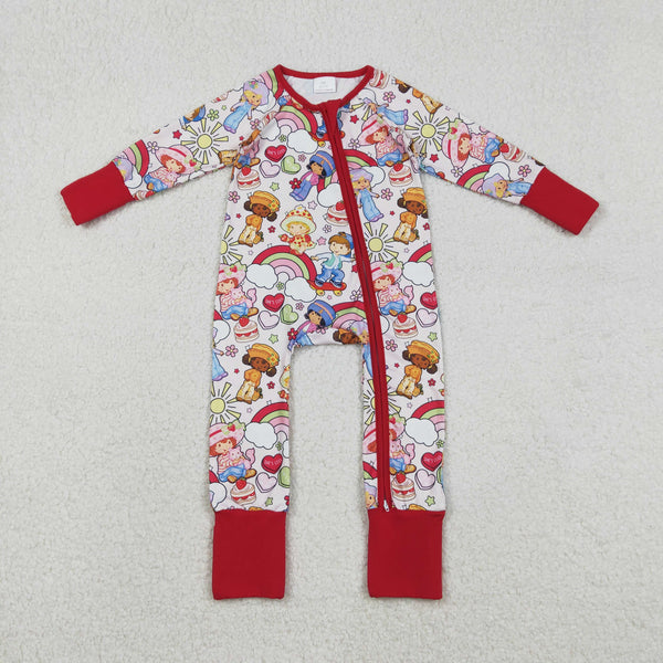 LR2852 RTS baby girl clothes cartoon girl winter romper