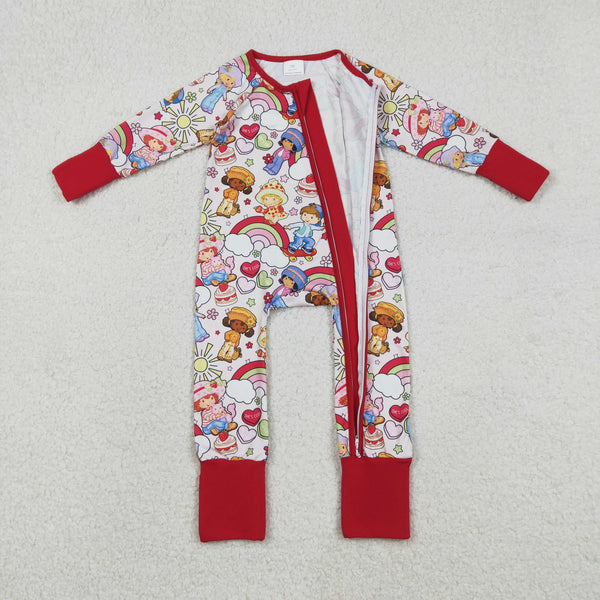 LR2852 RTS baby girl clothes cartoon girl winter romper