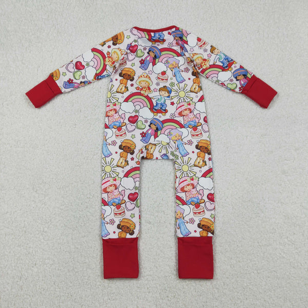 LR2852 RTS baby girl clothes cartoon girl winter romper
