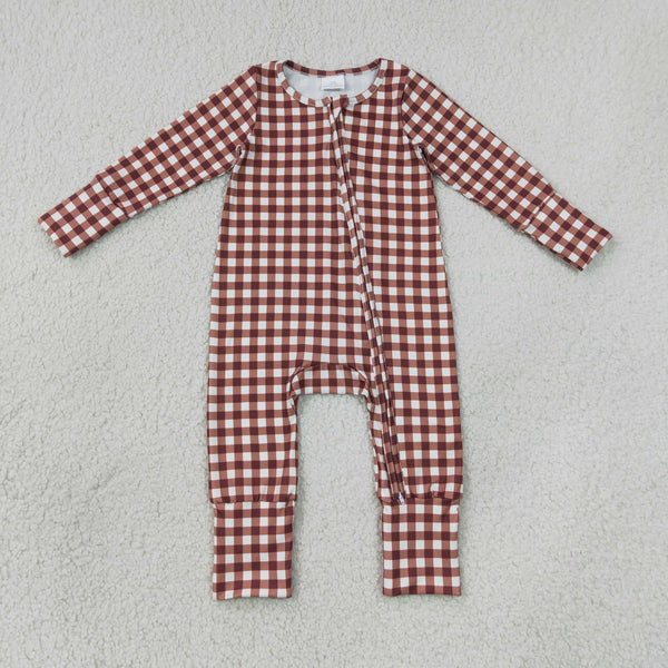 LR3113 RTS baby boy clothes boy winter rompe zip romper baby shower gift