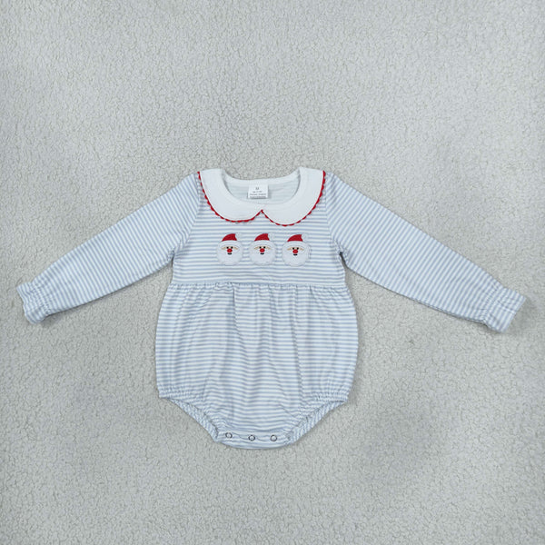 RTS LR3136 baby clothes christmas embroidery long sleeve romper