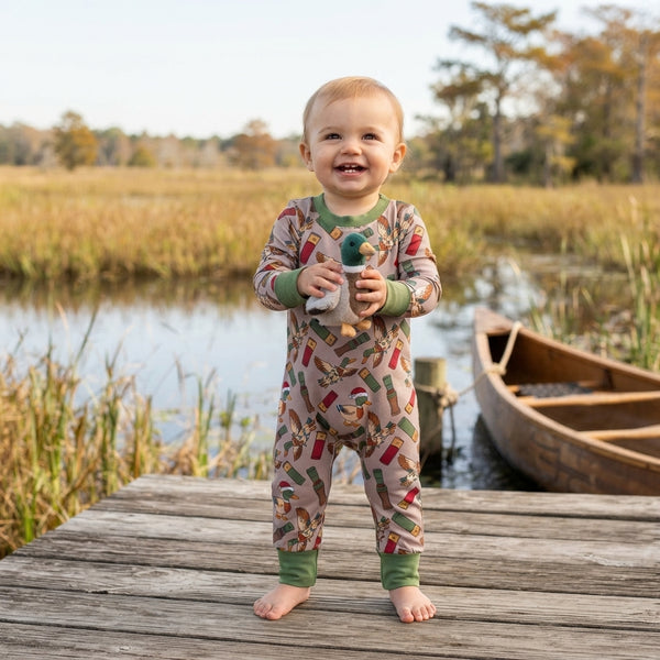 RTS LR3209 baby girl christmas candy print long sleeve romper