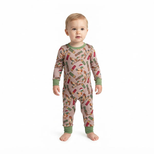RTS LR3209 baby girl christmas candy print long sleeve romper