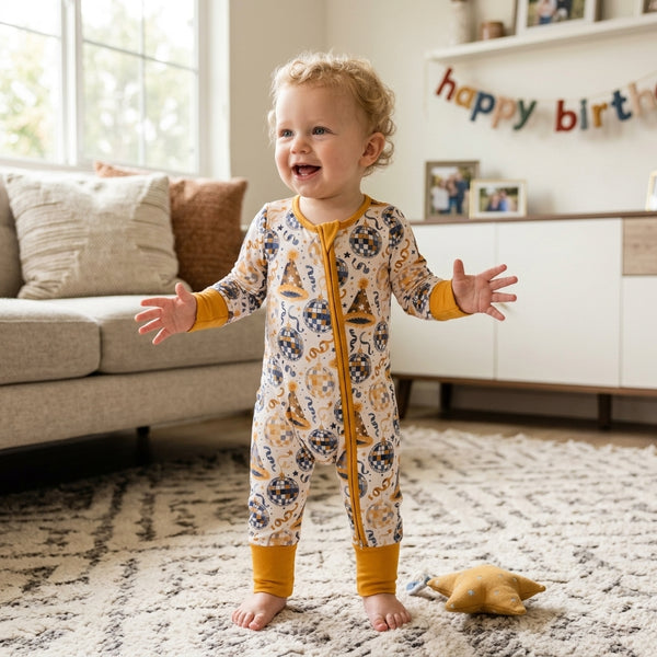 RTS LR3212 baby clothes new year skull print long sleeve romper