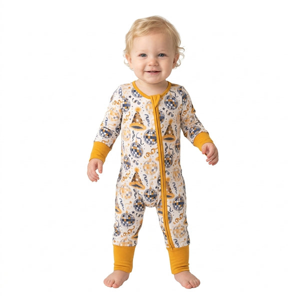 RTS LR3212 baby clothes new year skull print long sleeve romper