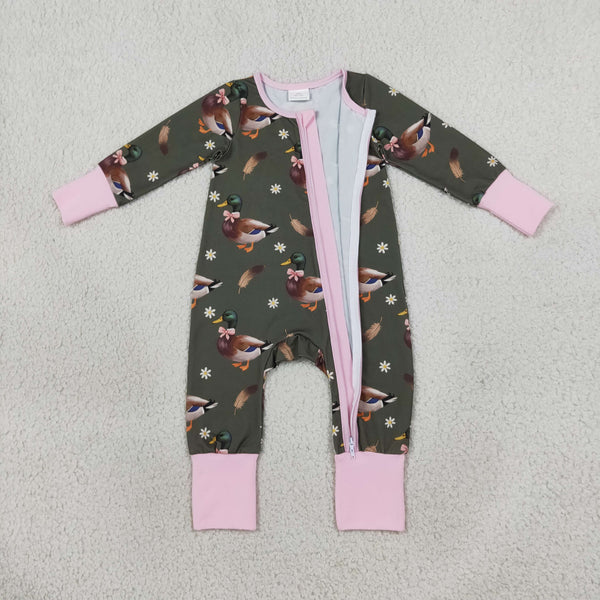 RTS Matching clothing kids mallard duck print family pajama set-2026.10.17