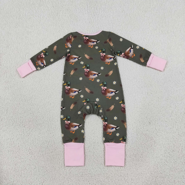 RTS Matching clothing kids mallard duck print family pajama set-2026.10.17