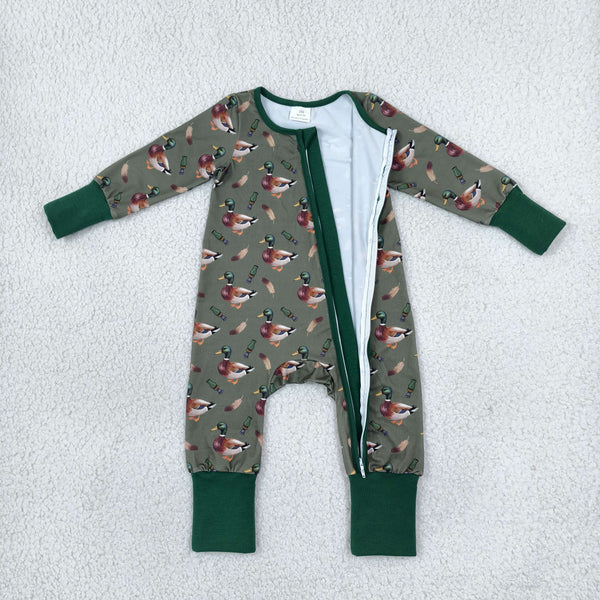RTS Matching clothing kids mallard duck print family pajama set-2026.10.17