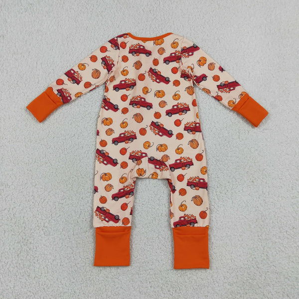 RTS LR3234 baby clothes halloween food print long sleeve romper