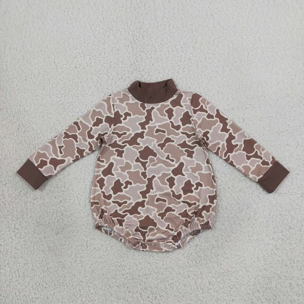 RTS Matching clothing kids camouflage leopard print long sleeve baby romper-2026.10.14