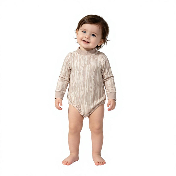 RTS LR3306 baby girl clothes solid print long sleeve yoga athletic romper