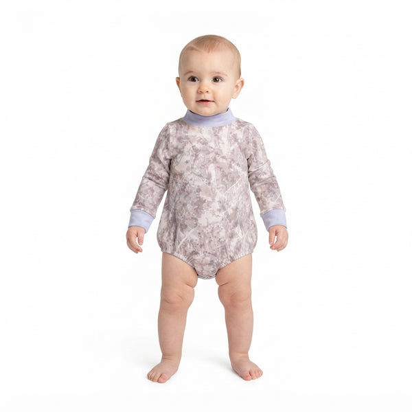 RTS LR3307 baby clothes tie dye print long sleeve yoga bodysuit