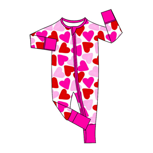 Preorder MOQ 5 pcs Each Style Valentine's Day Love Mommy and Me Matching Clothes-2026.8.26