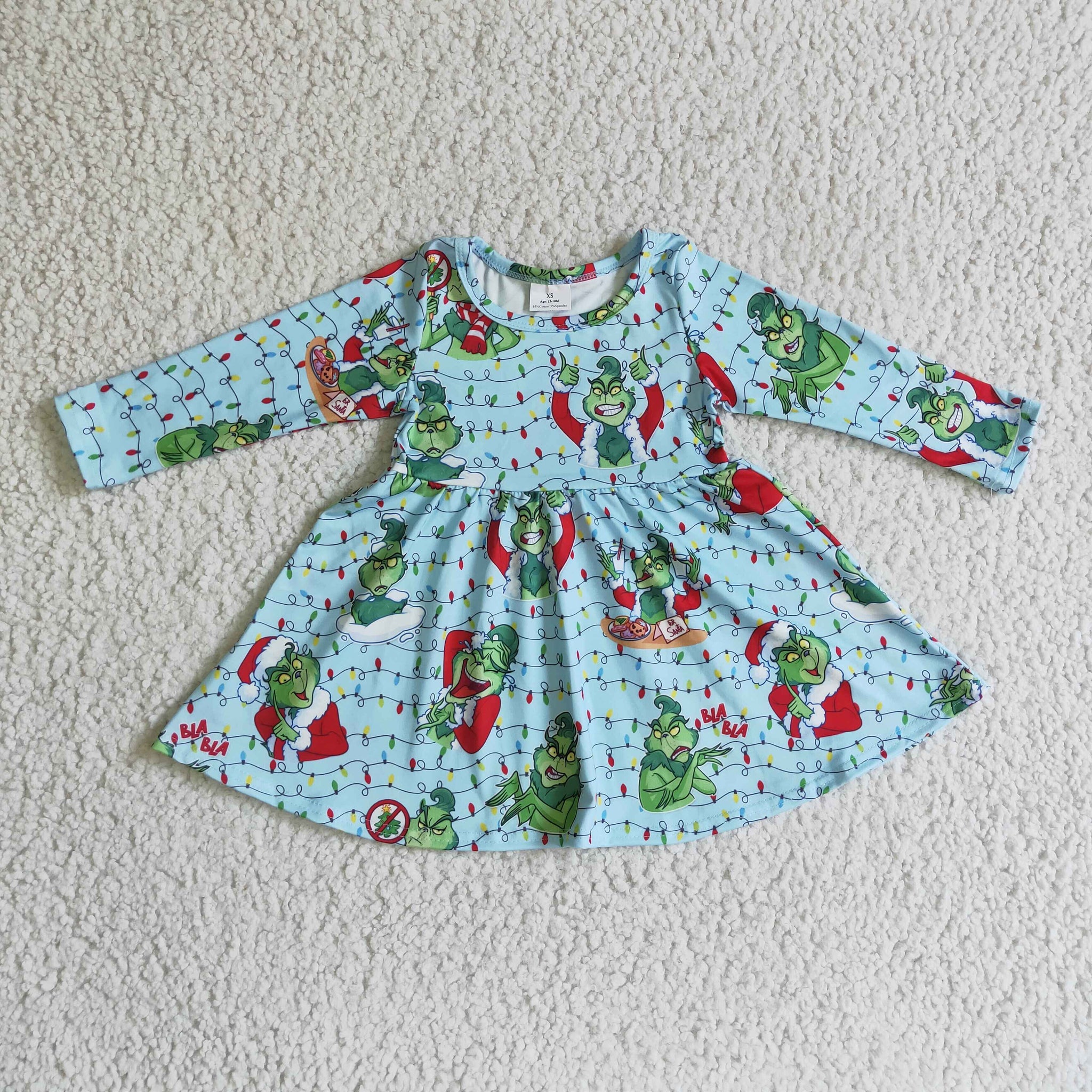 GLD0103 toddler girl dresses christmas dress-promotion 2024.11.30 $5.5