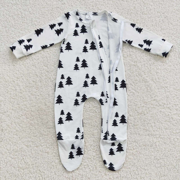 LR0552 baby girl clothes tree zipper girl winter romper