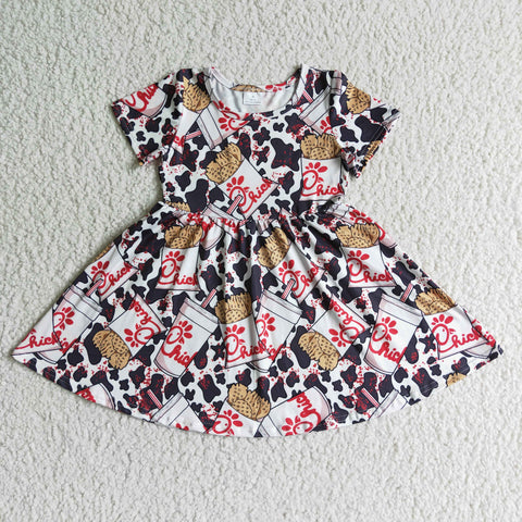 GSD0093 girl summer short sleeve dress-promotion 2024.8.3 $5.5