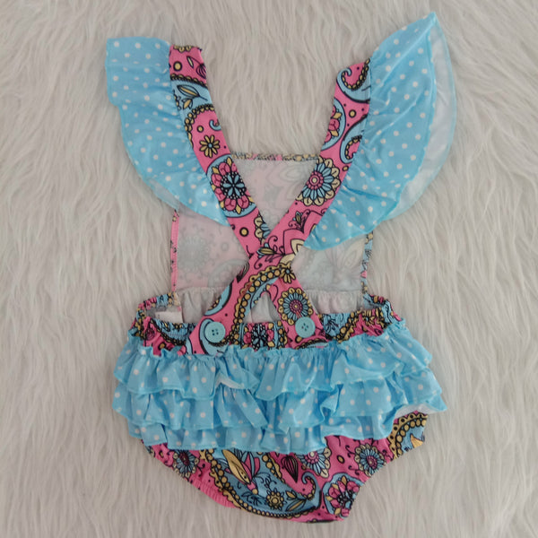 girl clothes summer blue bubble