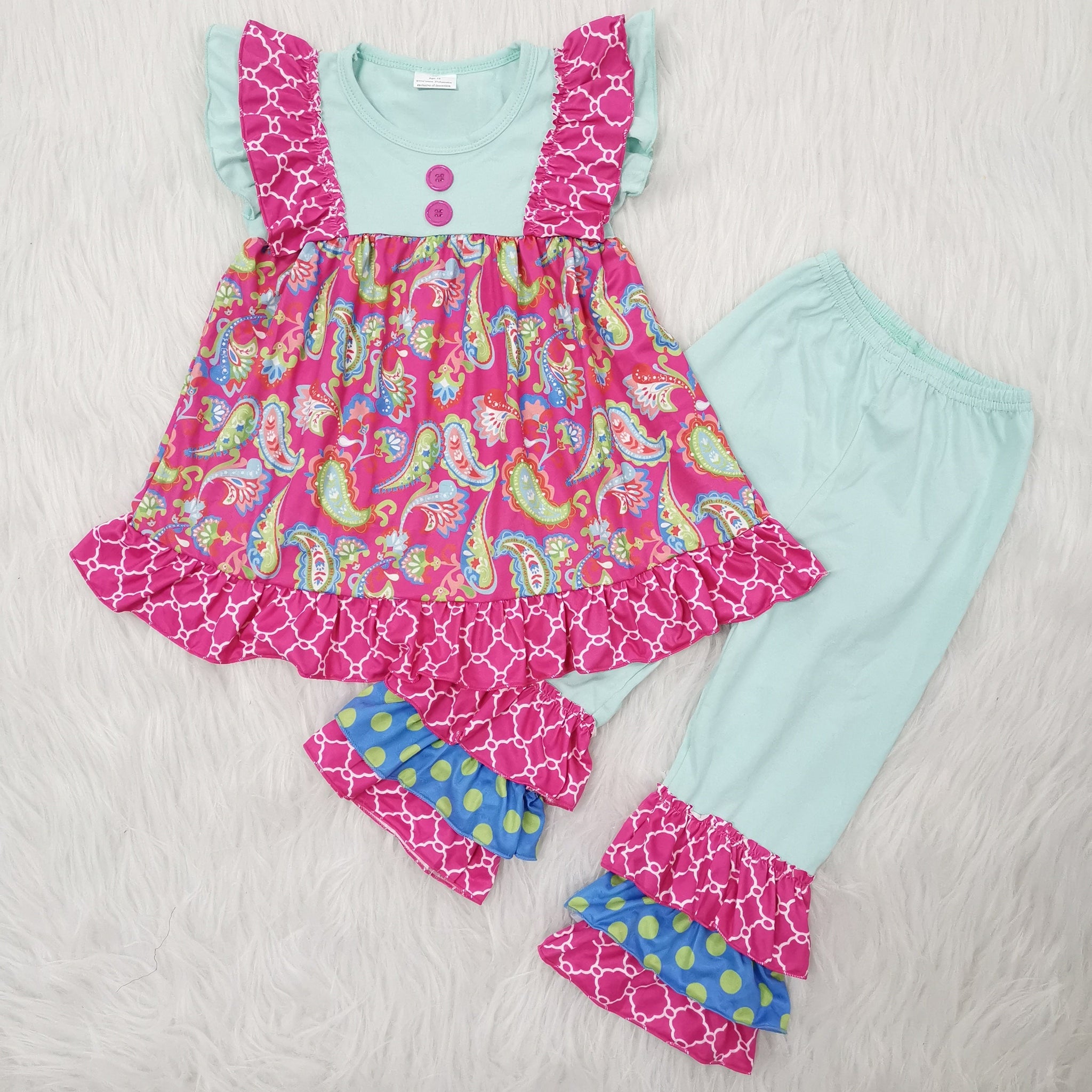 C3-21 toddler girl clothes boutique clothing set spring outfit-promotion 2024.6.15 $2.99