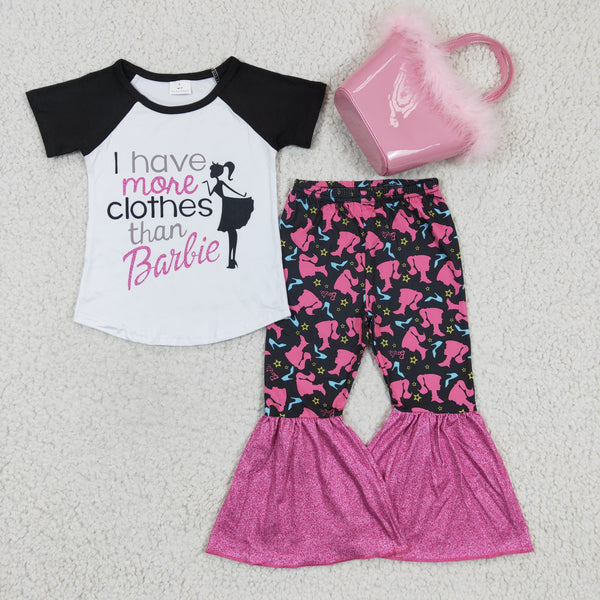 A11-10 baby girl clothes cartoon girl fall spring outfits