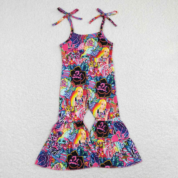 SR0886 baby girl clothes cartoon girl summer jumpsuit