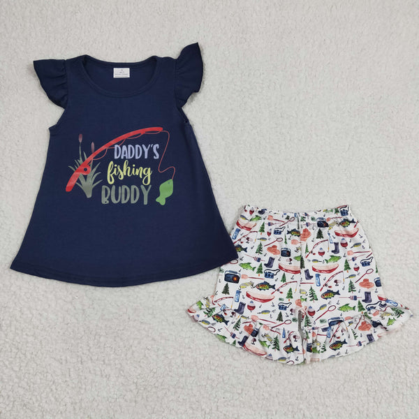 GSSO0165 toddler girl clothes vinyl summer outfit