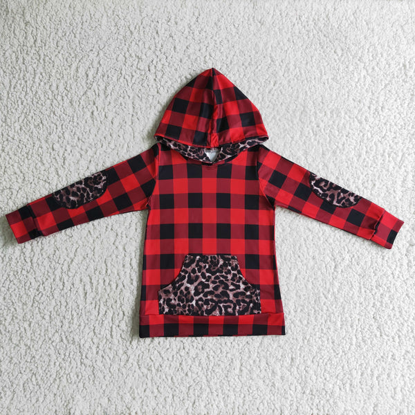 BT0048 baby boy clothes red plaid leopard shirt-promotion 2025.11.22 $5.5