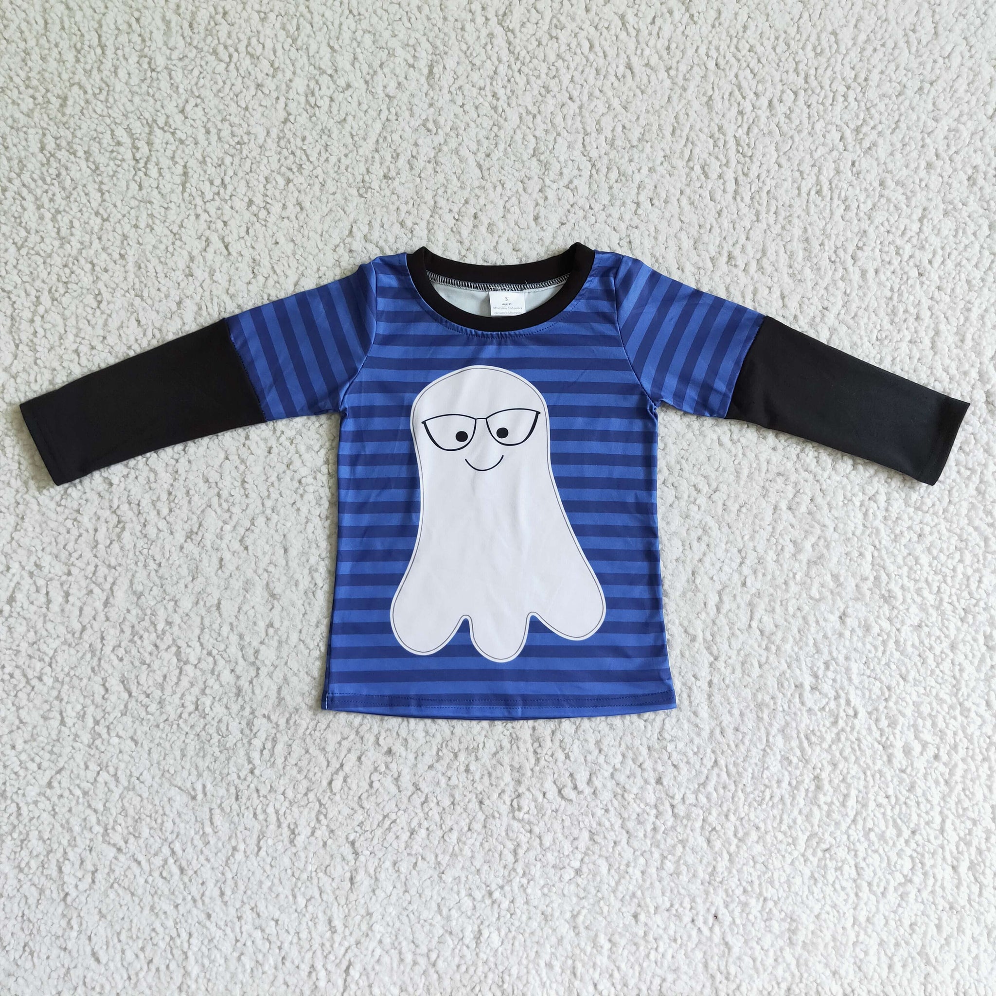 BT0053 halloween ghost long sleeve shirt