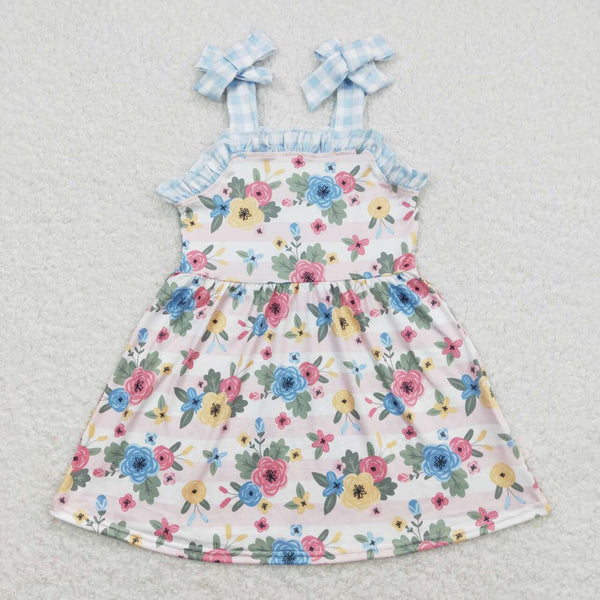GSD0803 baby girl clothes flower girl summer dress toddler summer clothing