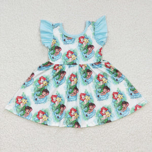 GSD0209 baby girl clothes mermaid dress girl summer dress-promotion 2024.6.29 $5.5