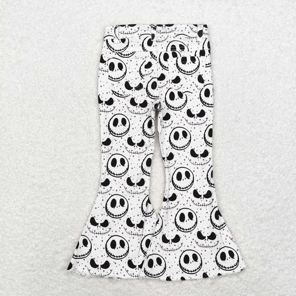 P0488 RTS baby girl clothes cartoon girl bell bottom pant jeans pant