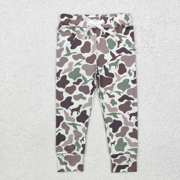 RTS toddler clothes matching clothing camo print boy kids winter pant-2025.7.23