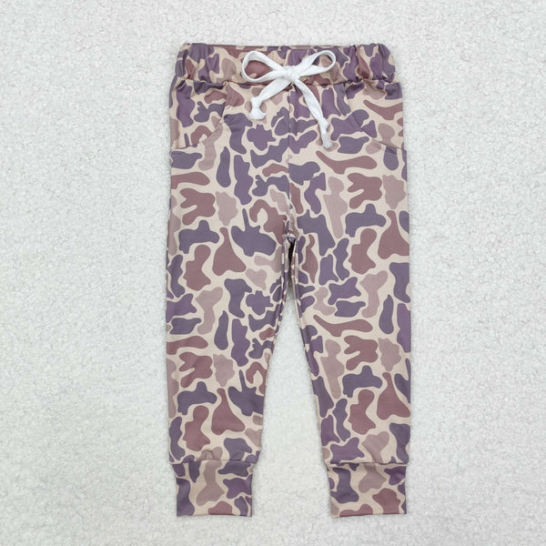 RTS toddler clothes matching clothing camo print boy kids winter pant-2025.7.23