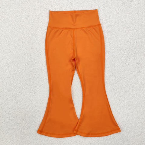 P0684 RTS baby girl clothes orange girl winter yoga pant