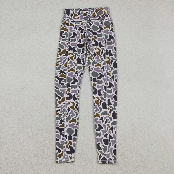 P0897 RTS adult women yoga pants atheletic camo pant sports clothes