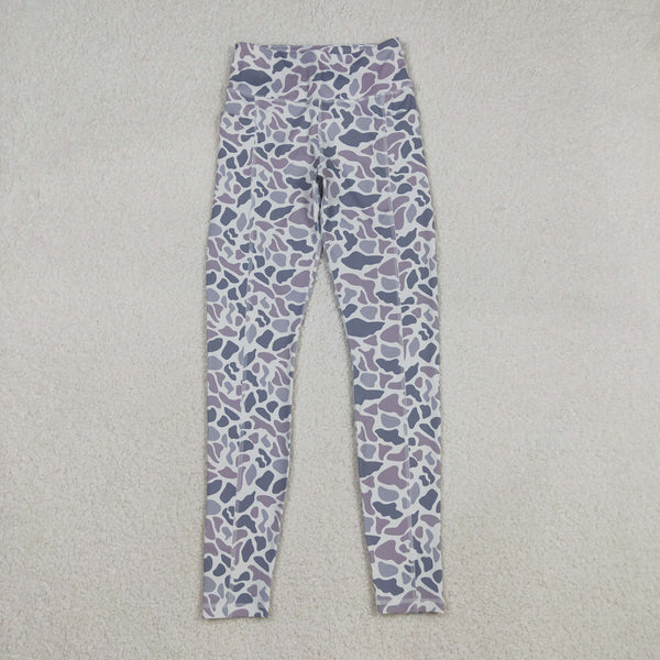 P0898 RTS adult women yoga pants atheletic camo pant