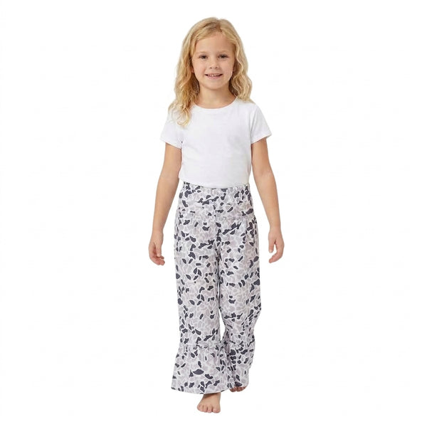 RTS P1054 baby girl clothes leopard print flare pant