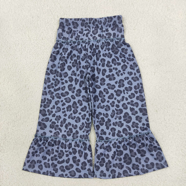 RTS Matching clothing Mommy And Me leopard print ruffle flare pants-2026.10.14