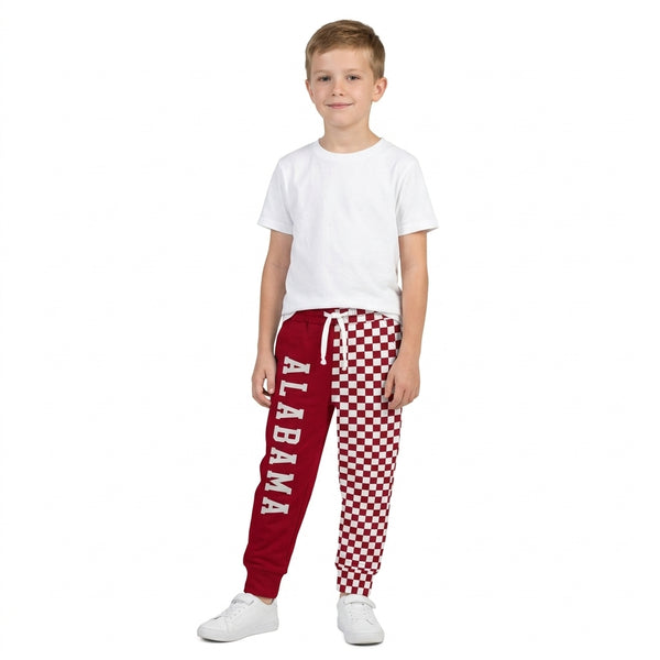 RTS P1060 toddler boy clothes checkered mixed print long sleeve pants