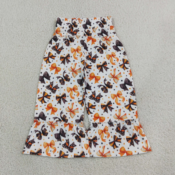RTS P1068 baby girl clothes fall leaf print long pant