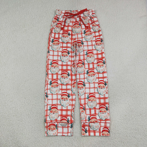 RTS P1096 women clothes christmas santa print wide leg pant