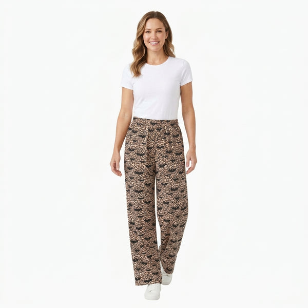 RTS P1129 women clothes halloween print wide leg pant