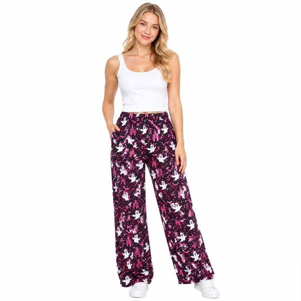 RTS P1130 women clothes halloween ghost print long pant