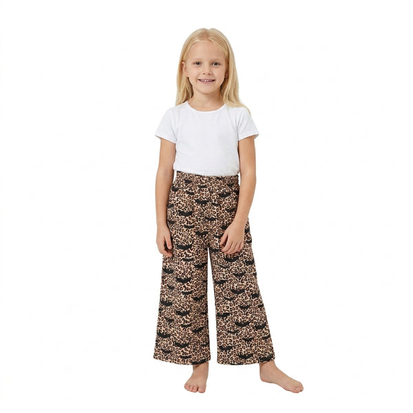 RTS P1133 baby girl clothes leopard print long pant