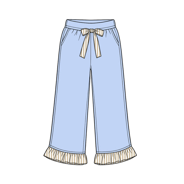 MOQ：5pcs GLP3696 pre-order  toddler girl clothes cotton girl winter pants set 2026.8.15