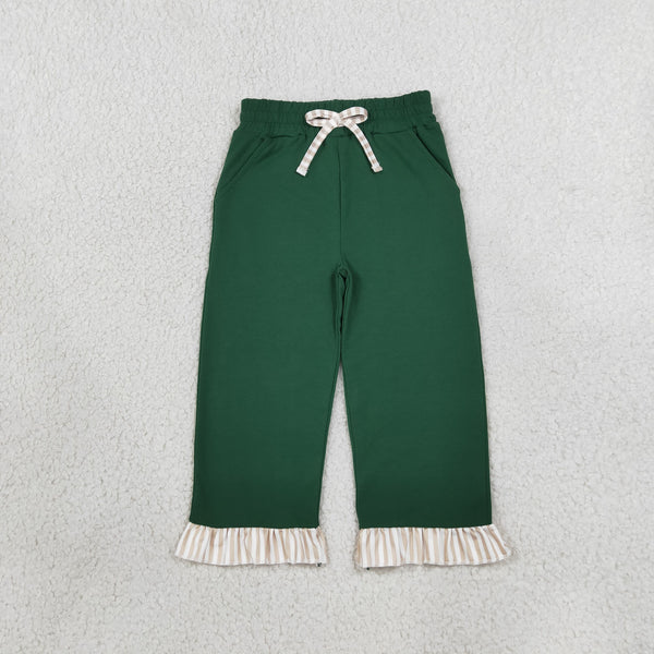 RTS P1154 baby girls clothes solid print flare pant